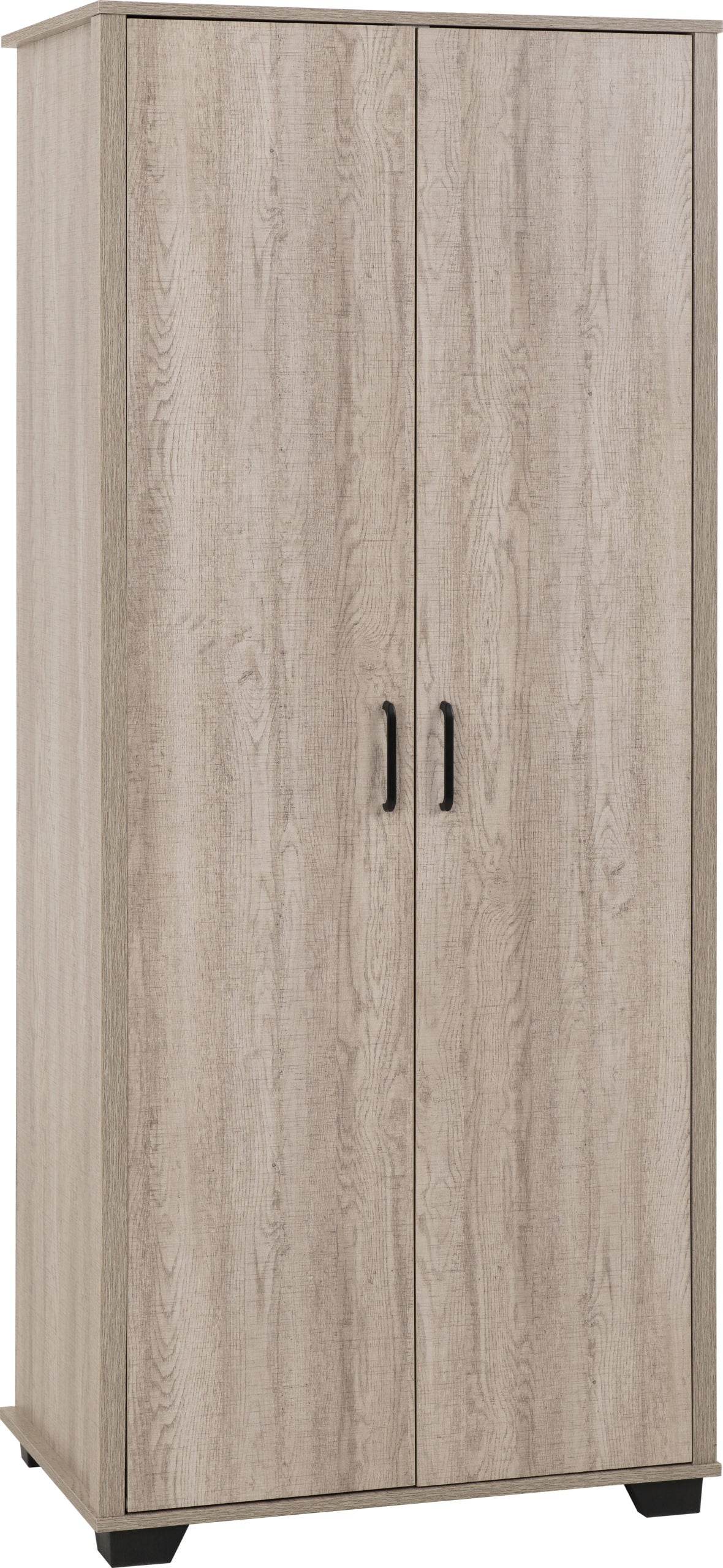 OLIVER 2 DOOR WARDROBE - LIGHT OAK EFFECT