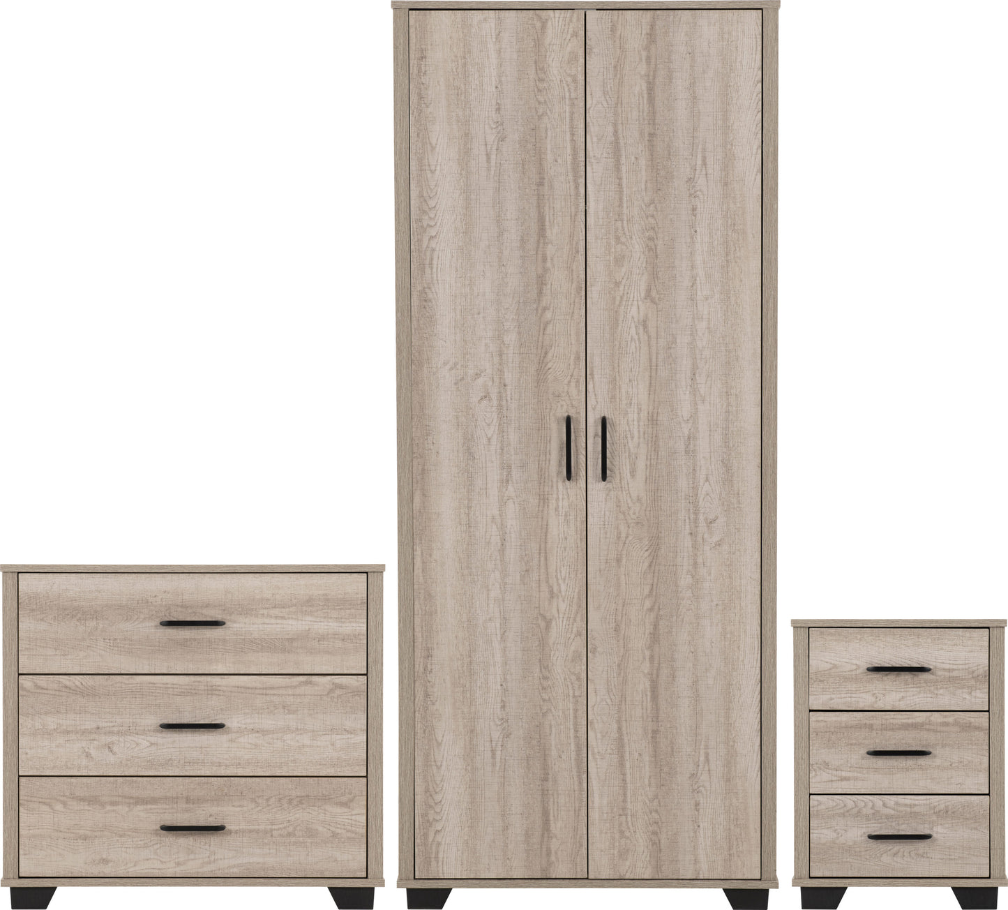 OLIVER 6 DRAWER CHEST - LIGHT OAK EFFECT