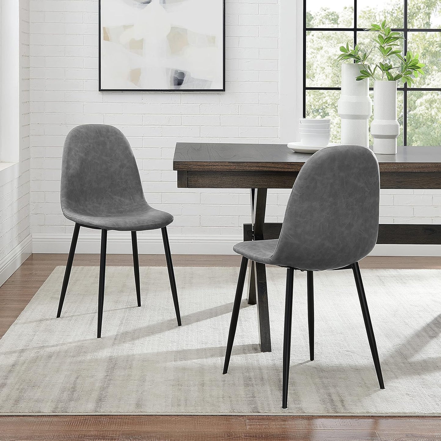 BERLIN CHAIR (BOX OF 4) - DARK GREY FABRIC