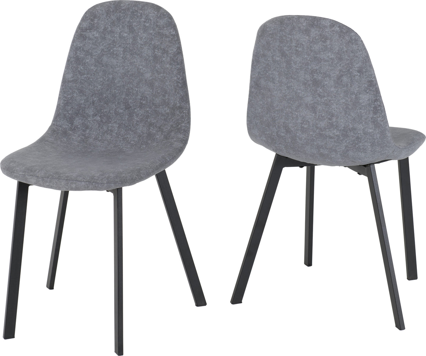 BERLIN CHAIR (BOX OF 4) - DARK GREY FABRIC