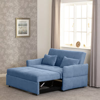 Chelsea Sofa Bed Blue Fabric