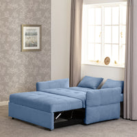 Chelsea Sofa Bed Blue Fabric