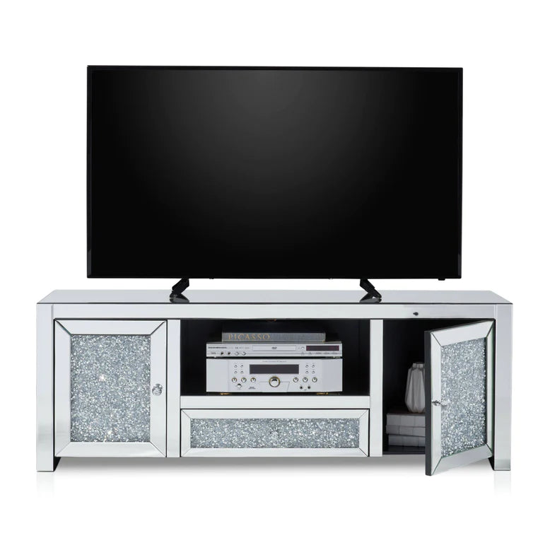 Mokka Crushed Diamond Large TV Unit