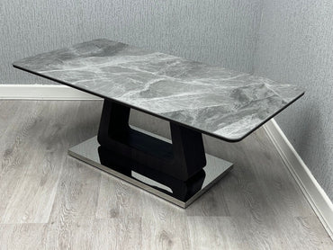 Zermatt Grey Ceramic Coffee Table