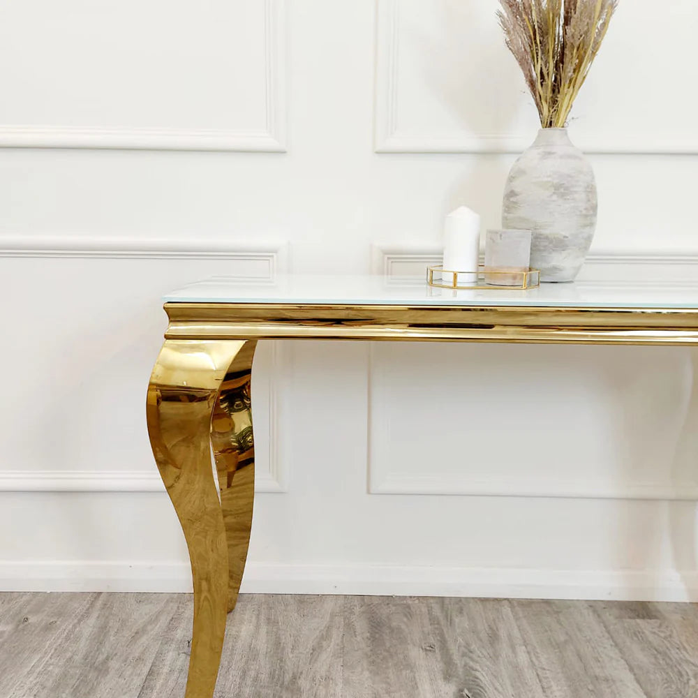 Louis Gold Console Table