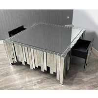 Mirrored 2 Drawer Large Piano Coffee Table