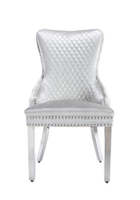 Victoria Silver Lion Dining Chair