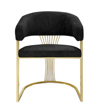 Porado Black Dining Chair