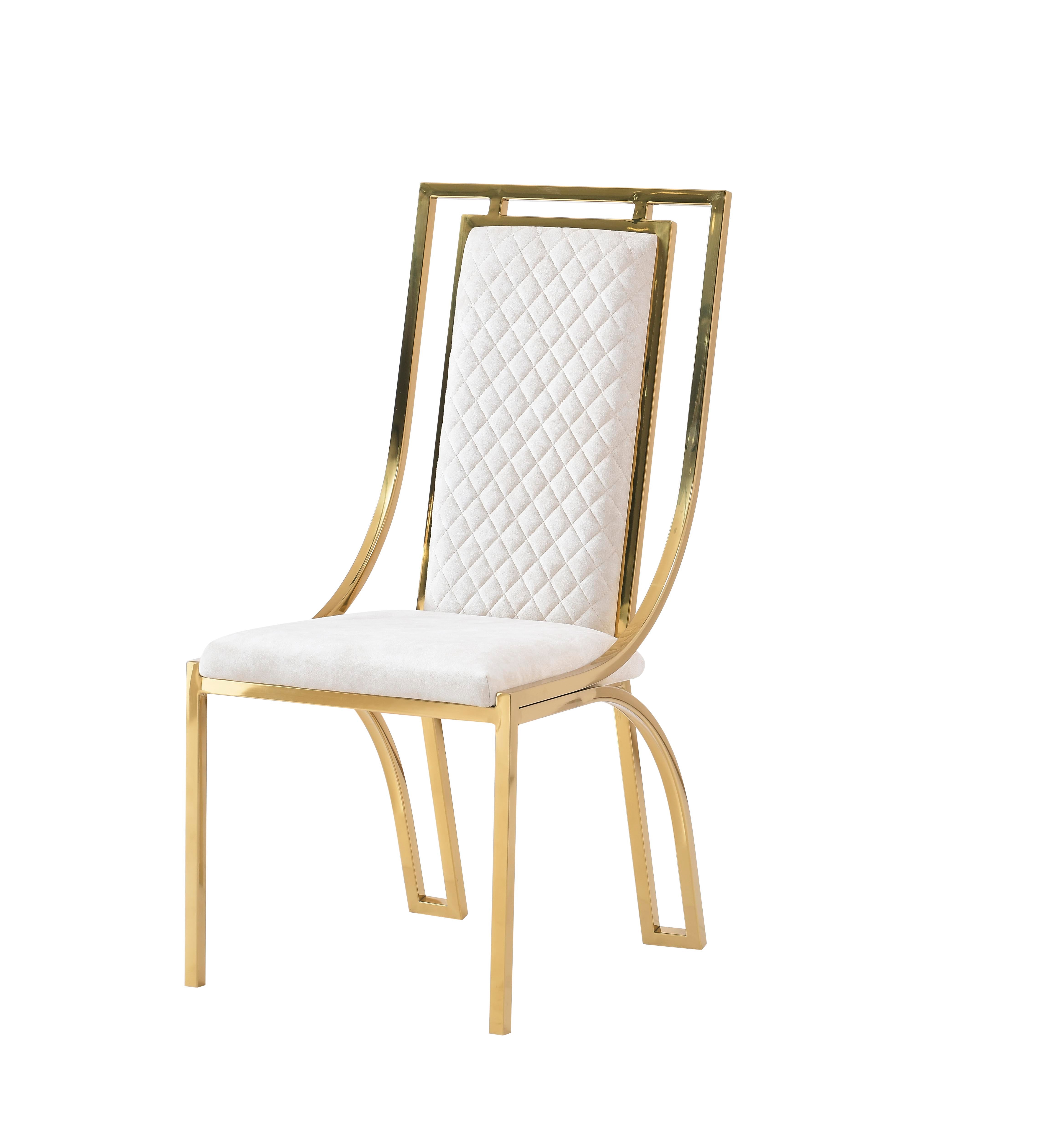 Windsor Cream & Gold Dining Chair