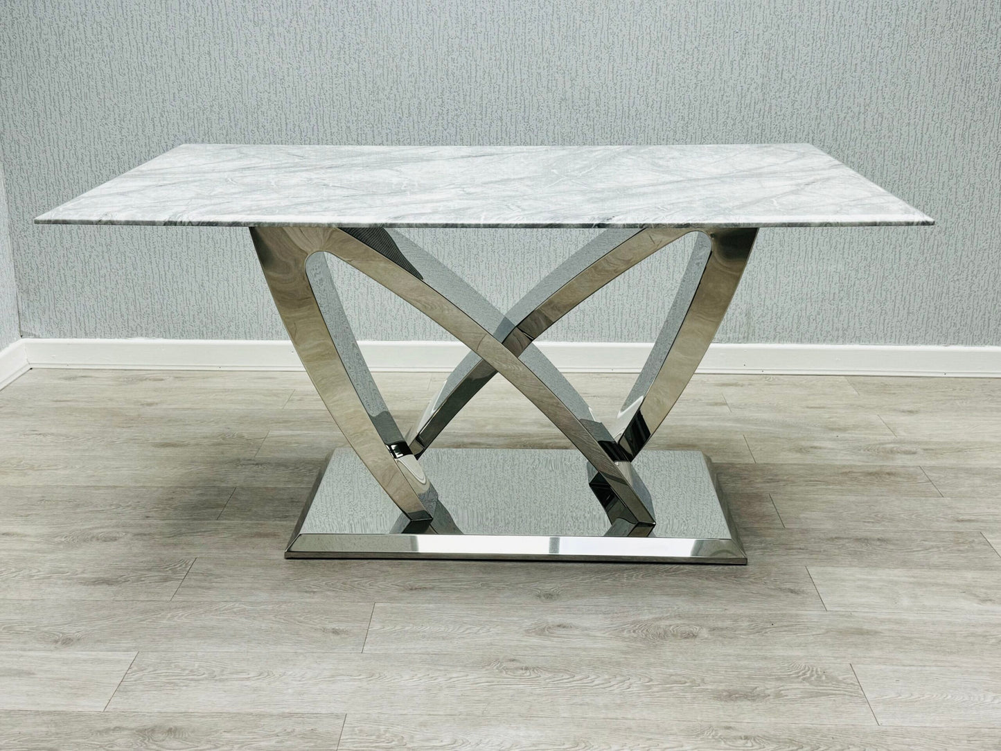 Grey Marble Dining Table