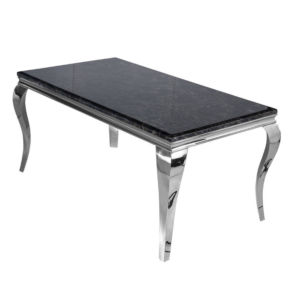 Rixos Black Marble Dining Table 1.5m