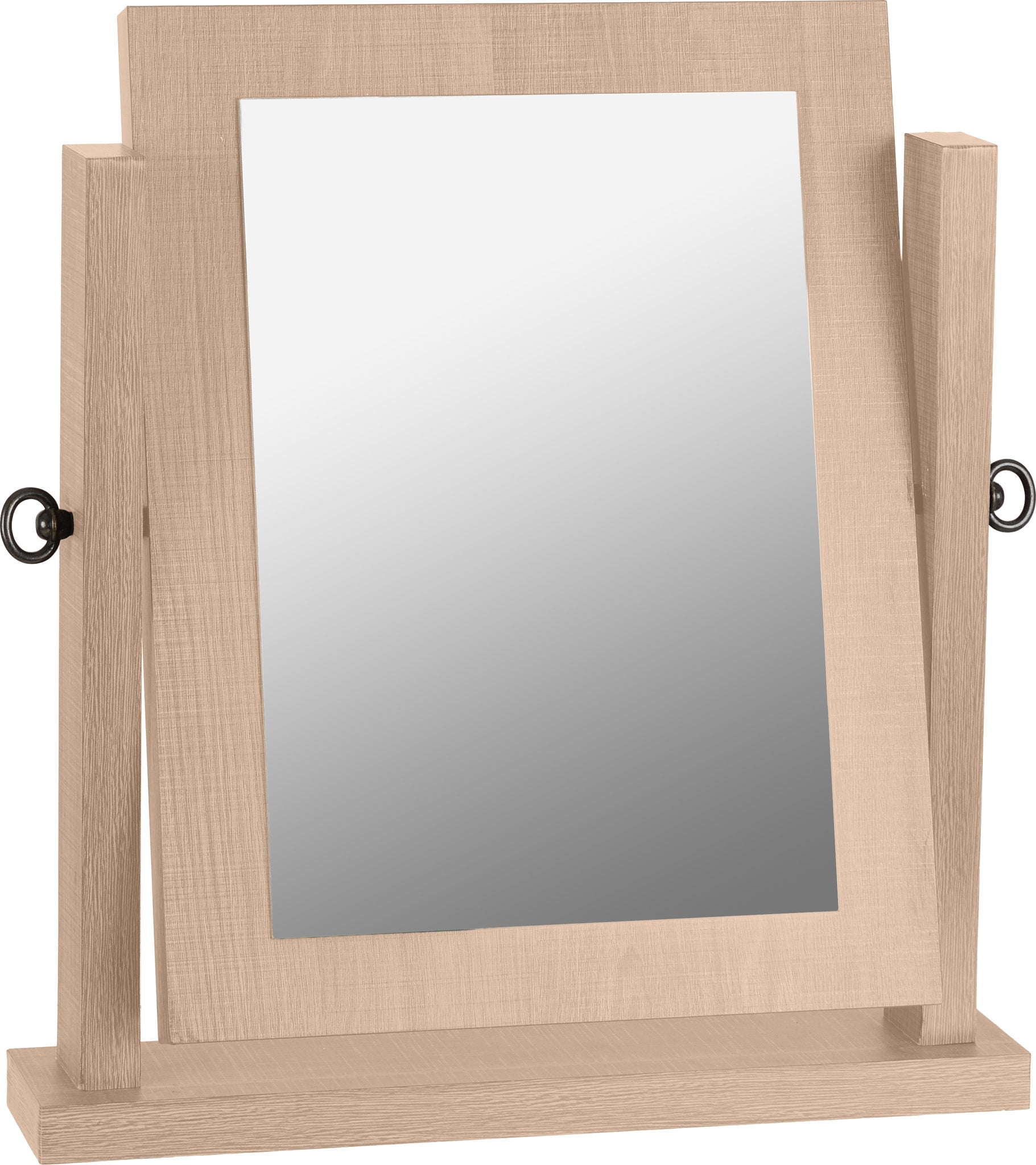 LISBON DRESSING TABLE MIRROR - LIGHT OAK EFFECT VENEER