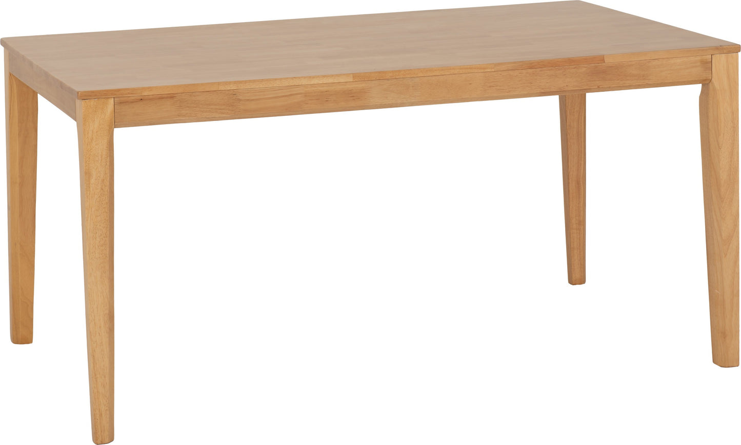 LOGAN LARGE DINING TABLE - OAK VARNISH