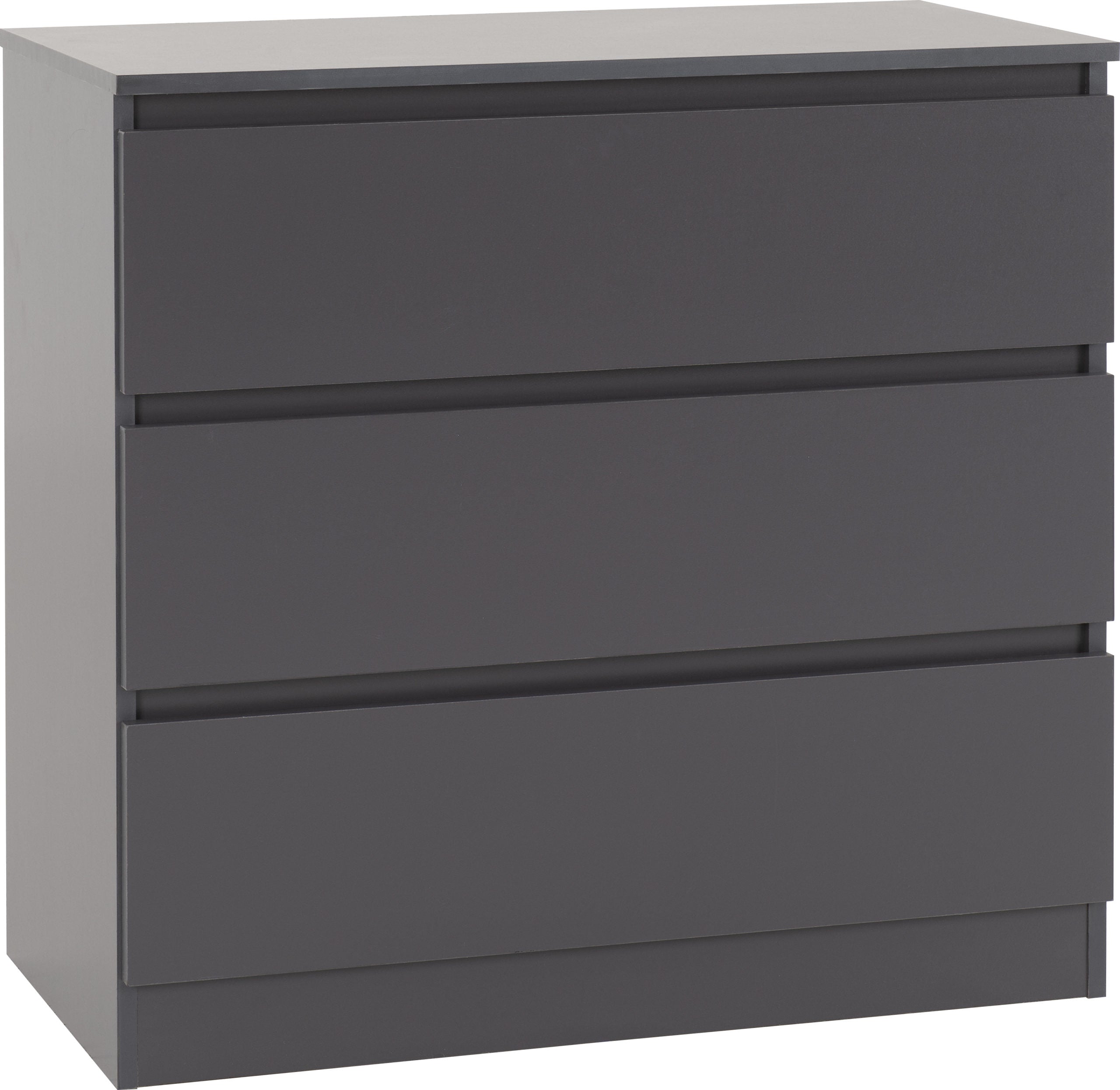 MALVERN 3 DRAWER CHEST - GREY