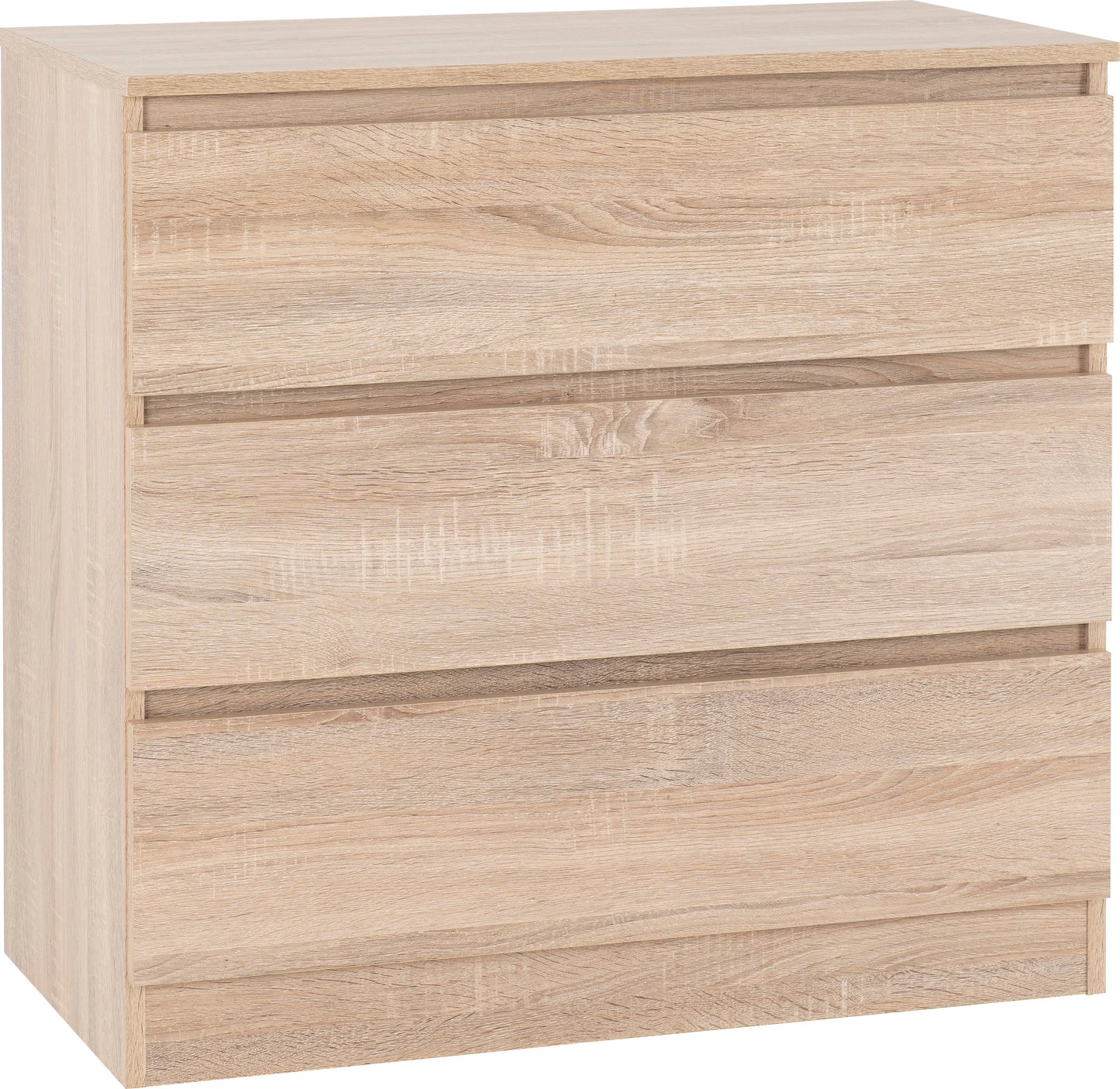 MALVERN 3 DRAWER CHEST - SONOMA OAK EFFECT