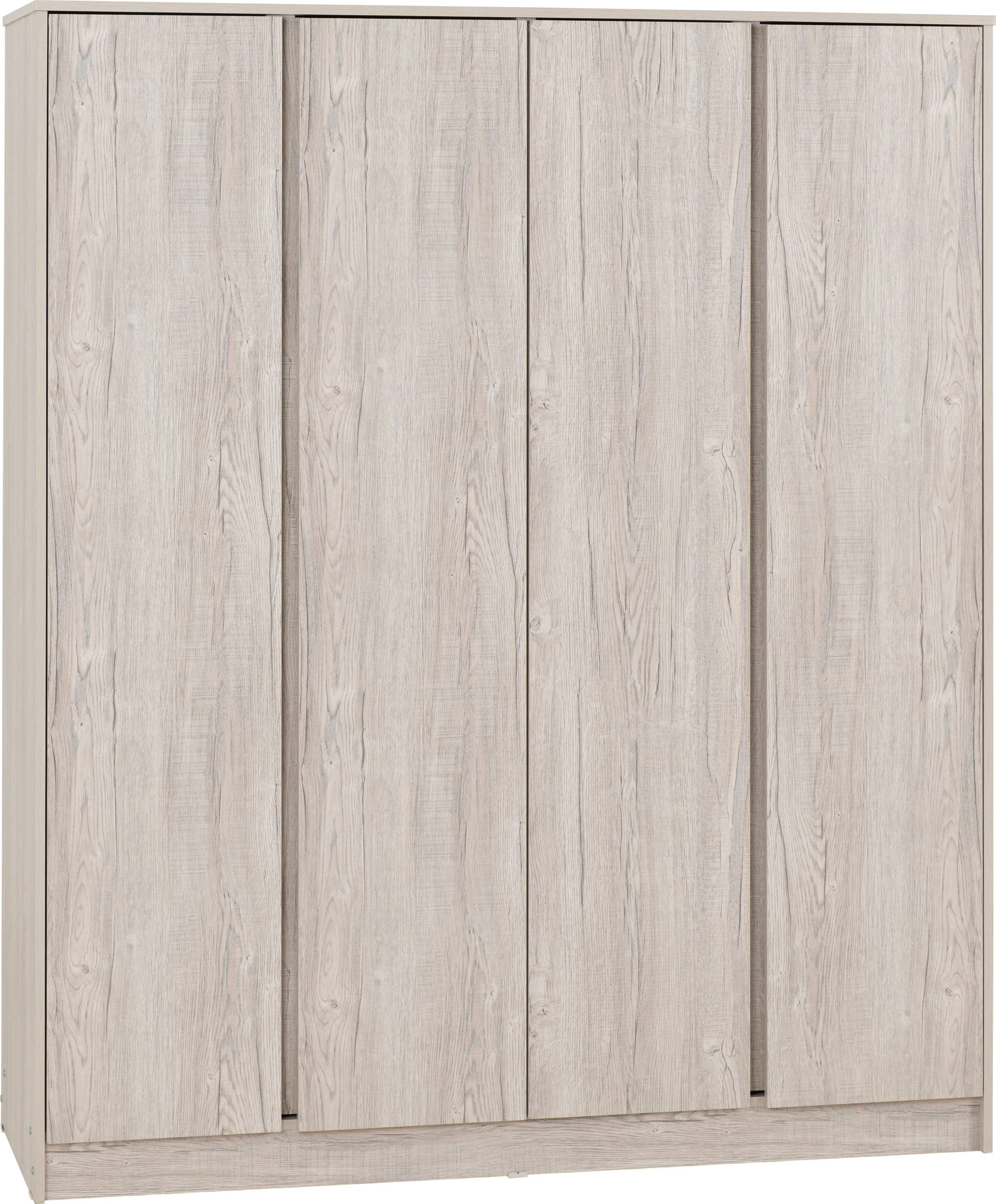 MALVERN 4 DOOR WARDROBE - URBAN SNOW