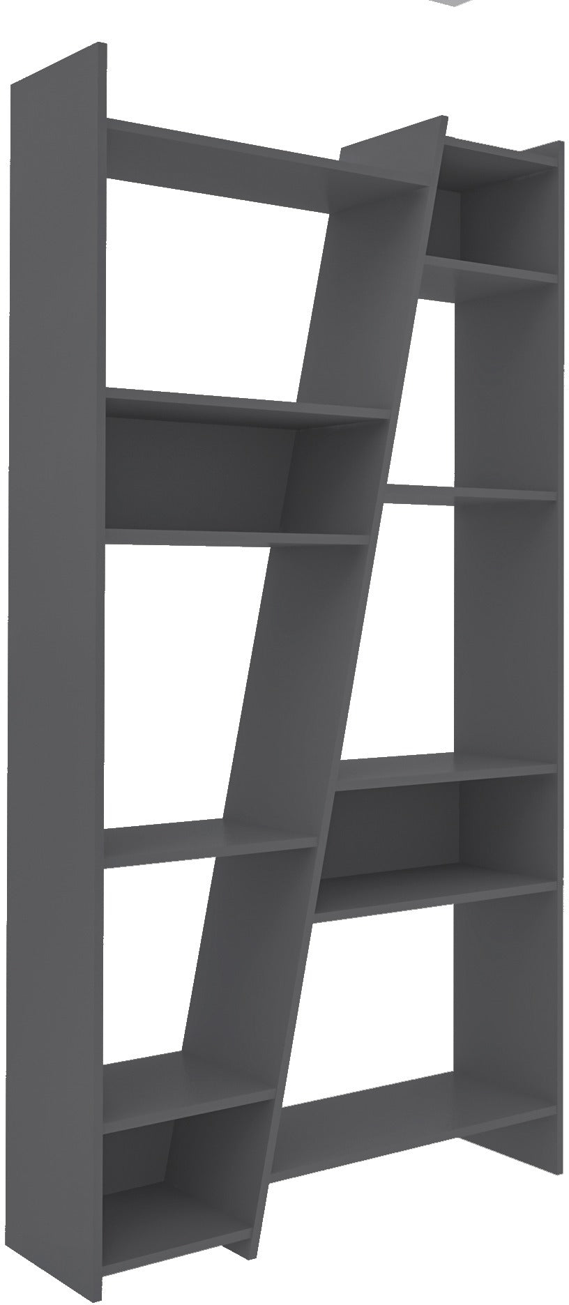 NAPLES TALL BOOKCASE - GREY