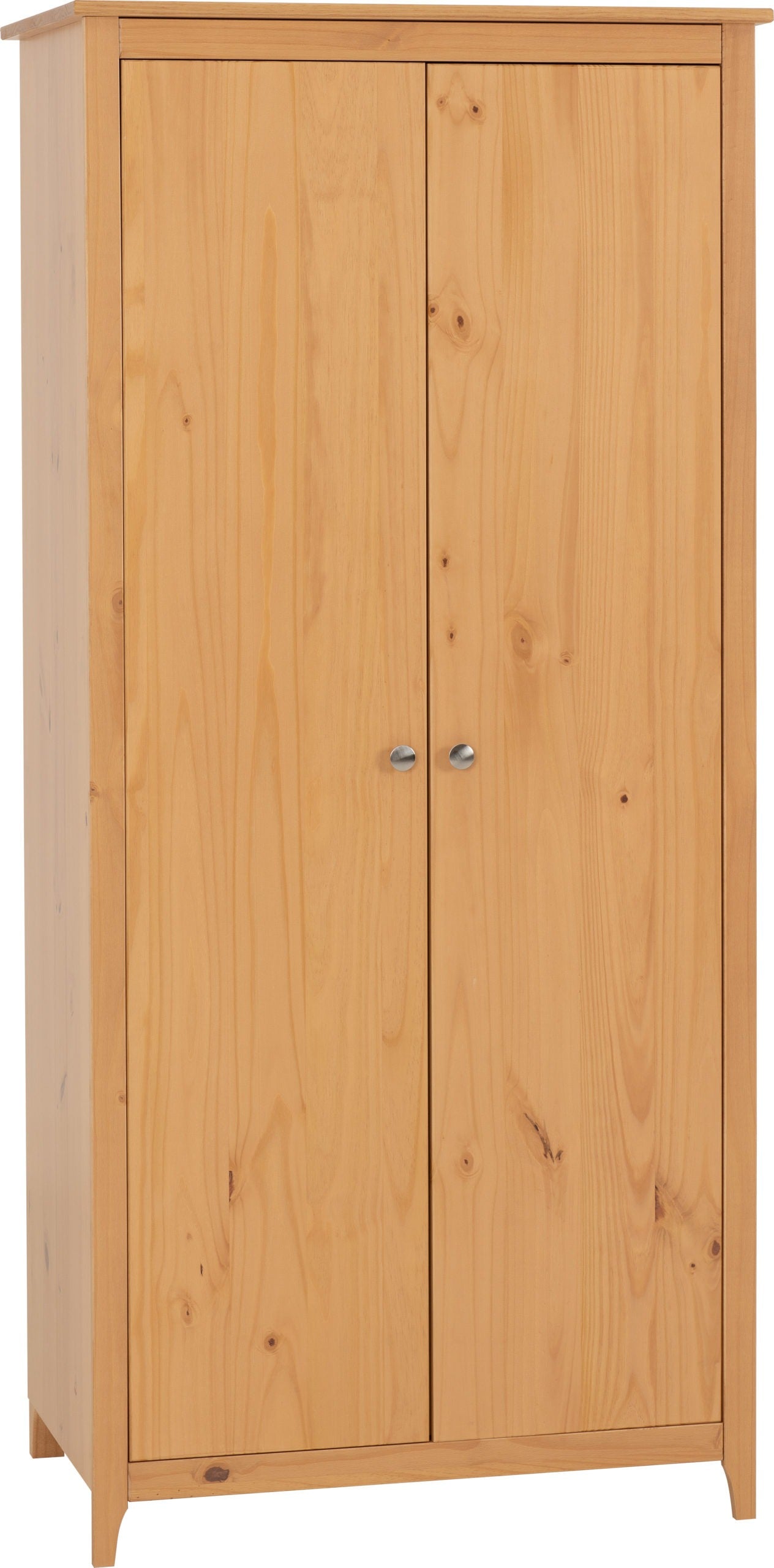 OSLO 2 DOOR WARDROBE - ANTIQUE PINE