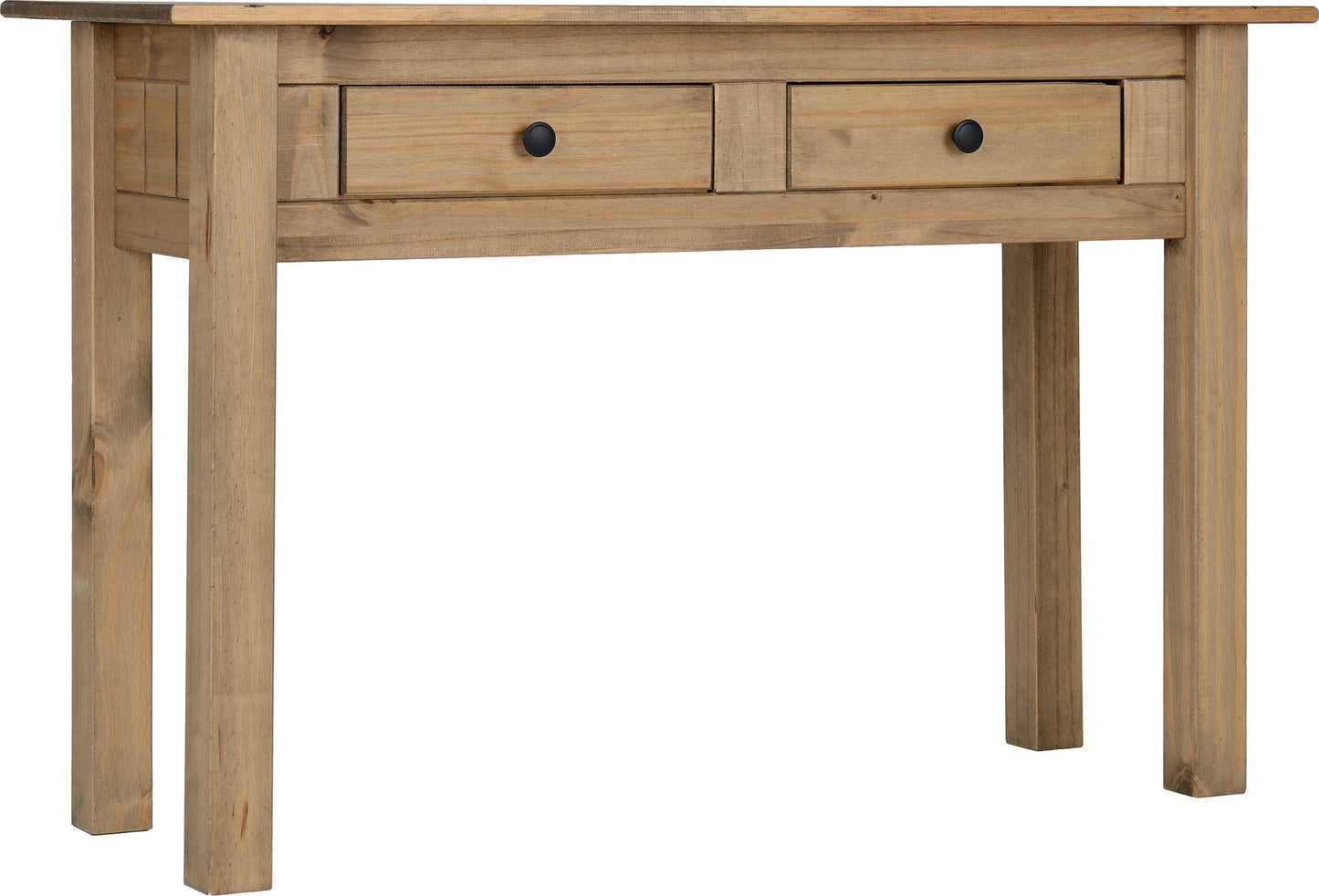 PANAMA 2 DRAWER CONSOLE TABLE - NATURAL WAX