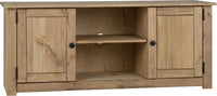 PANAMA FLAT SCREEN TV UNIT - NATURAL WAX