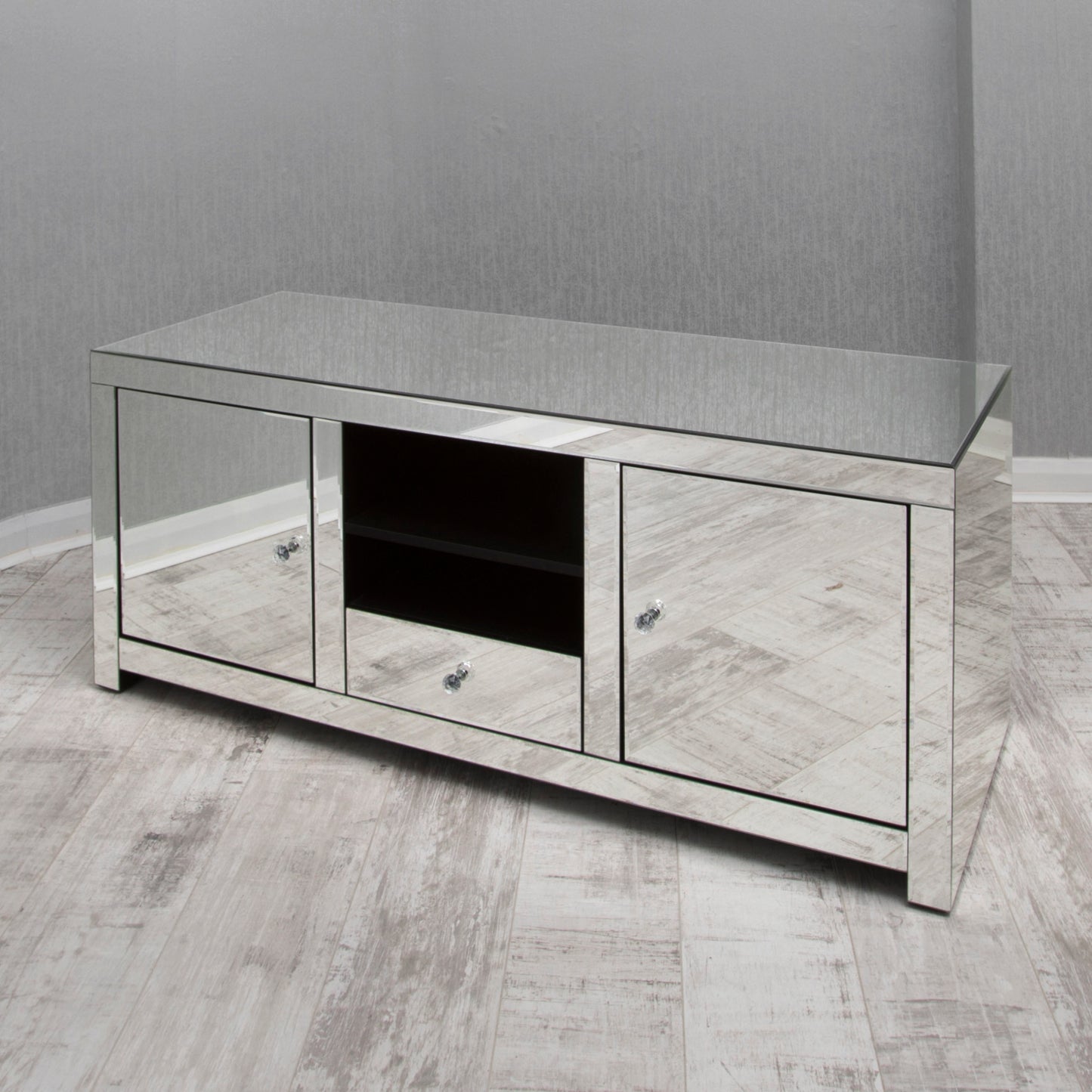 Alfredo Mirrored TV Unit