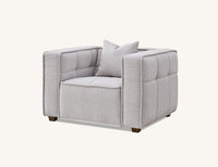 Murray Sofa Range in Putty Boucle Fabric