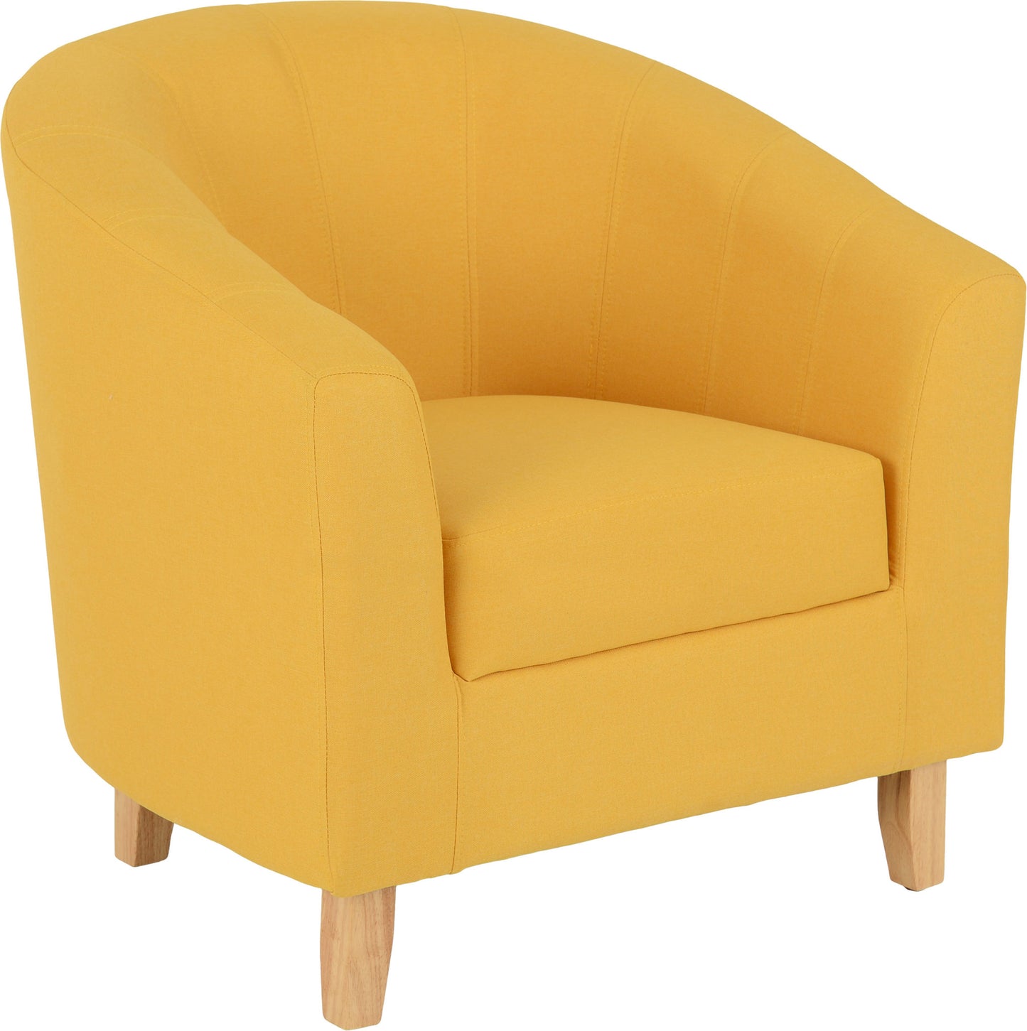 TEMPO TUB CHAIR - MUSTARD FABRIC