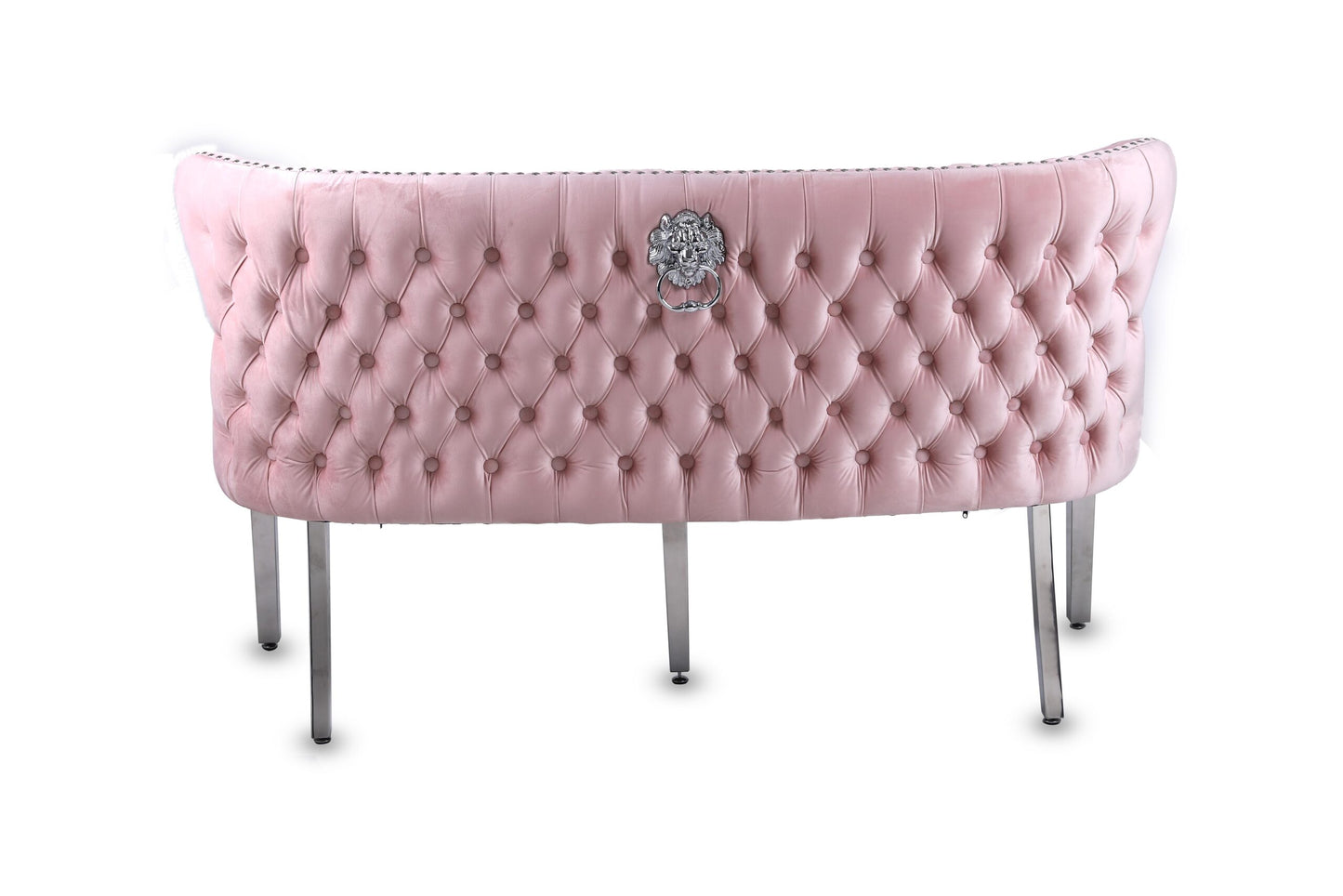 Valentino Pink Velvet Bench