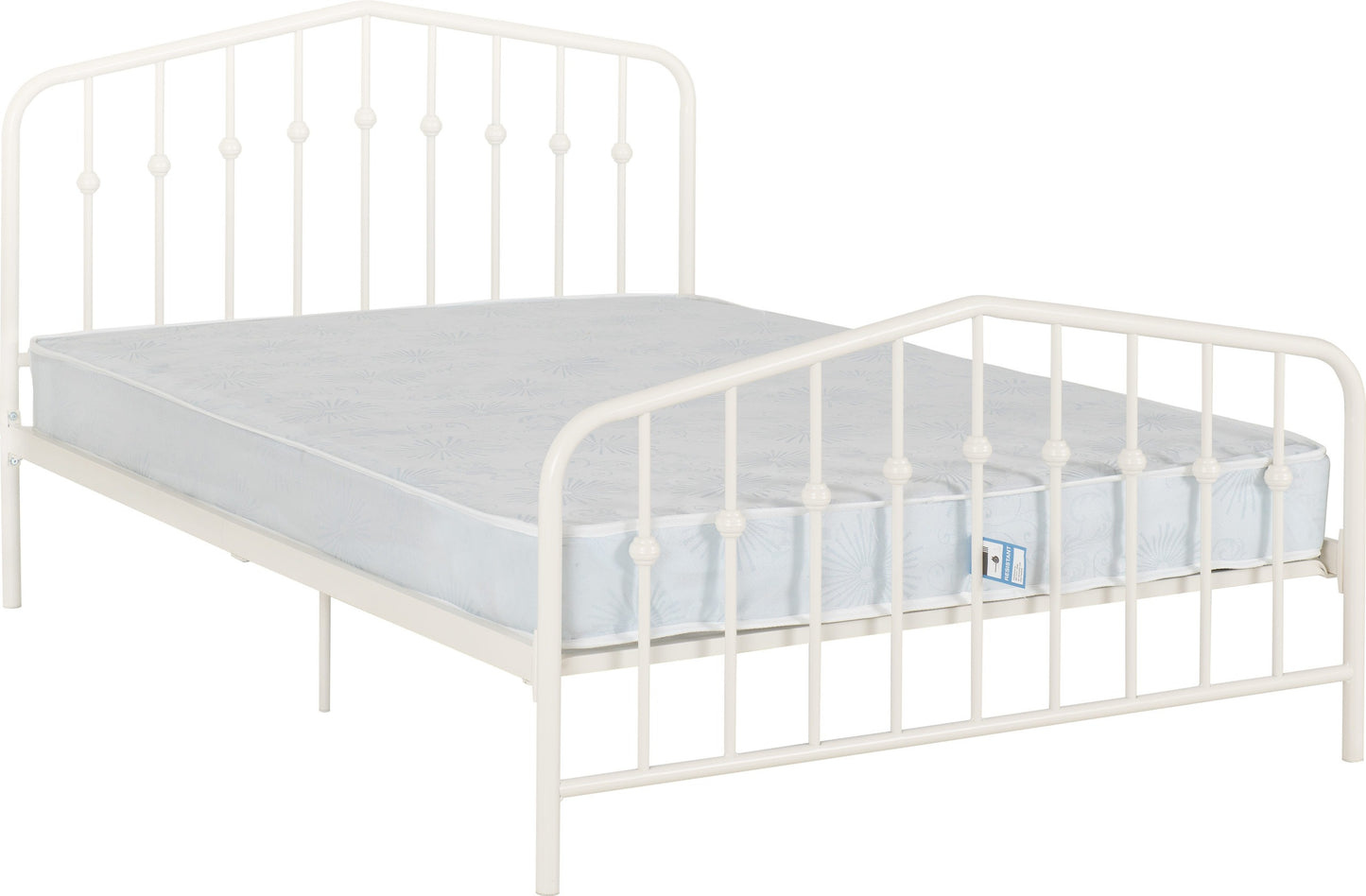 YORK 5' BED - WHITE