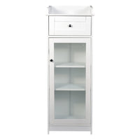 Alaska Glass Cabinet White