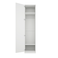 Austen 1 Door Wardrobe White