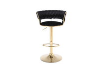 Camelia Black & Gold Bar Stool