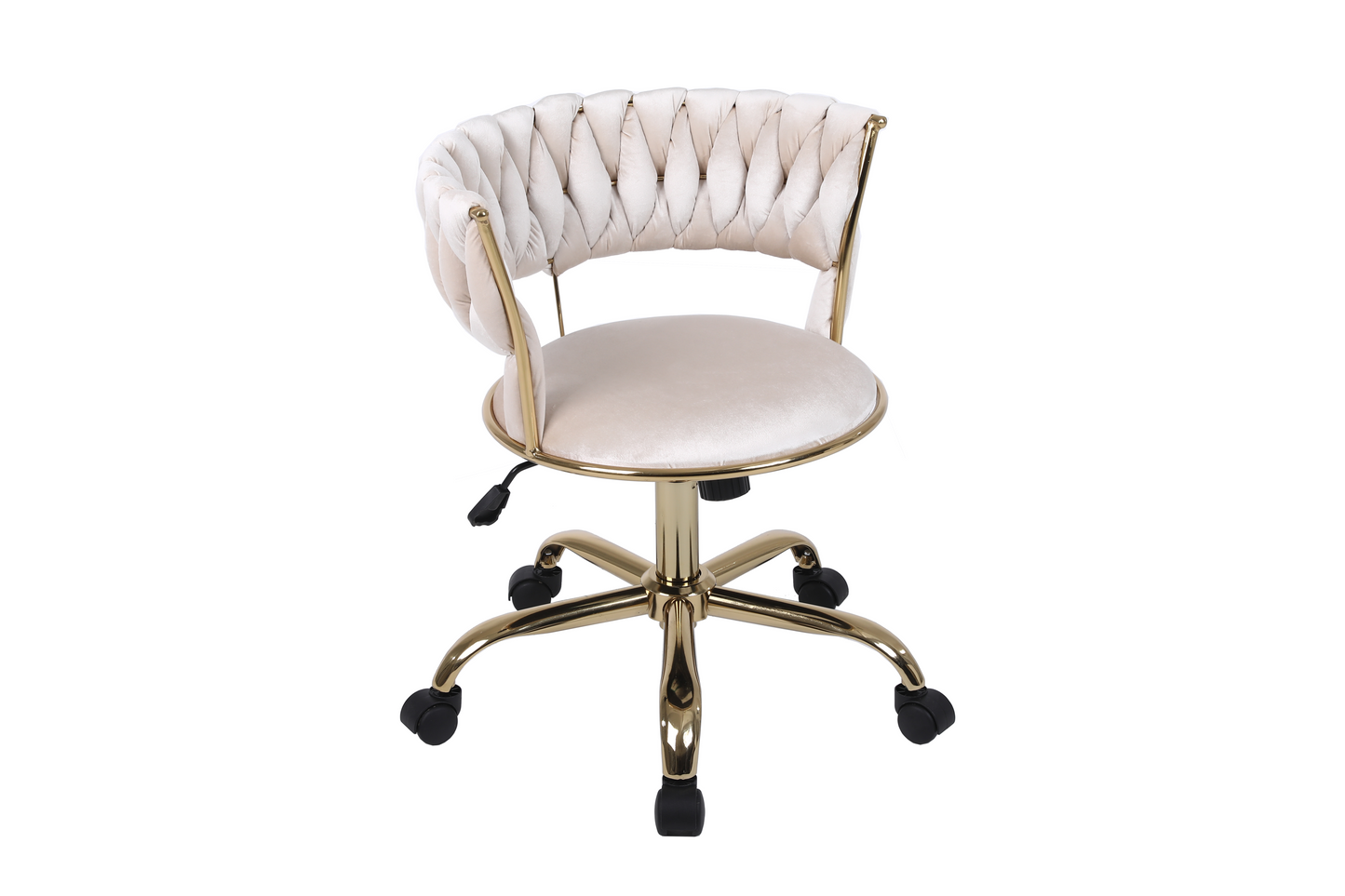 Cream & Gold Office Chair