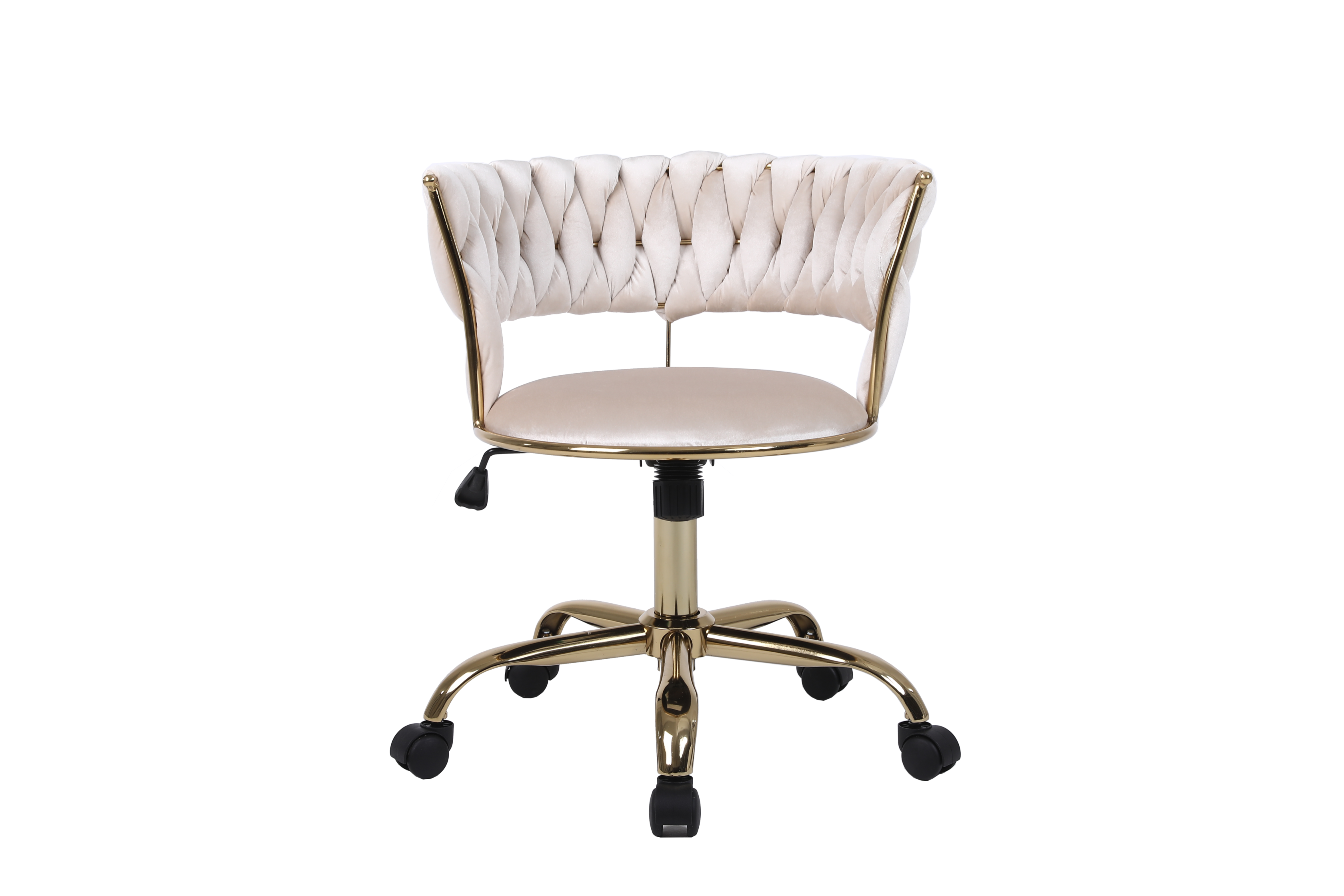 Cream & Gold Office Chair