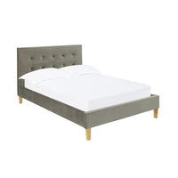 Camden Double Bed Grey