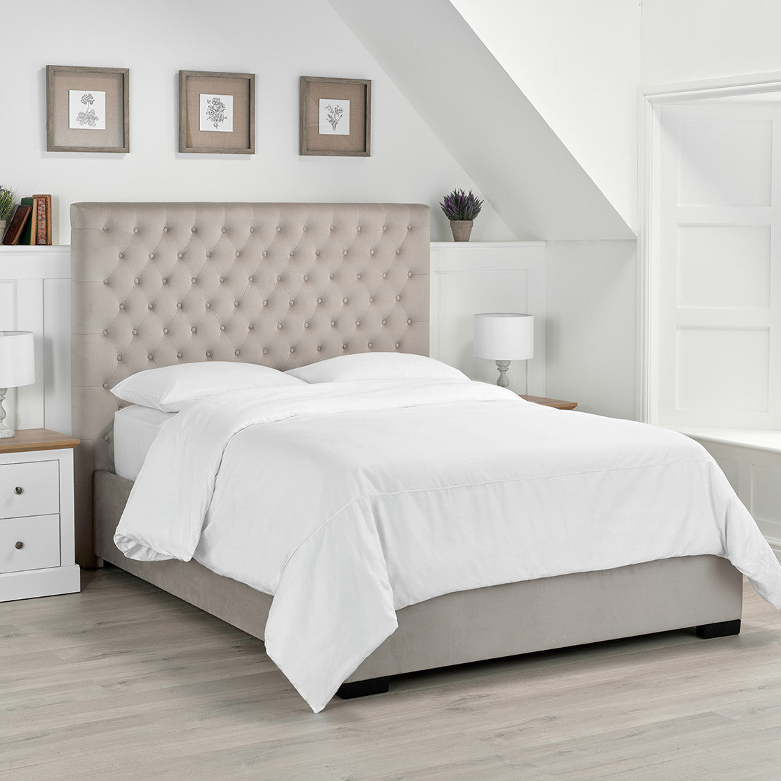 Cavendish Beige Double Bed