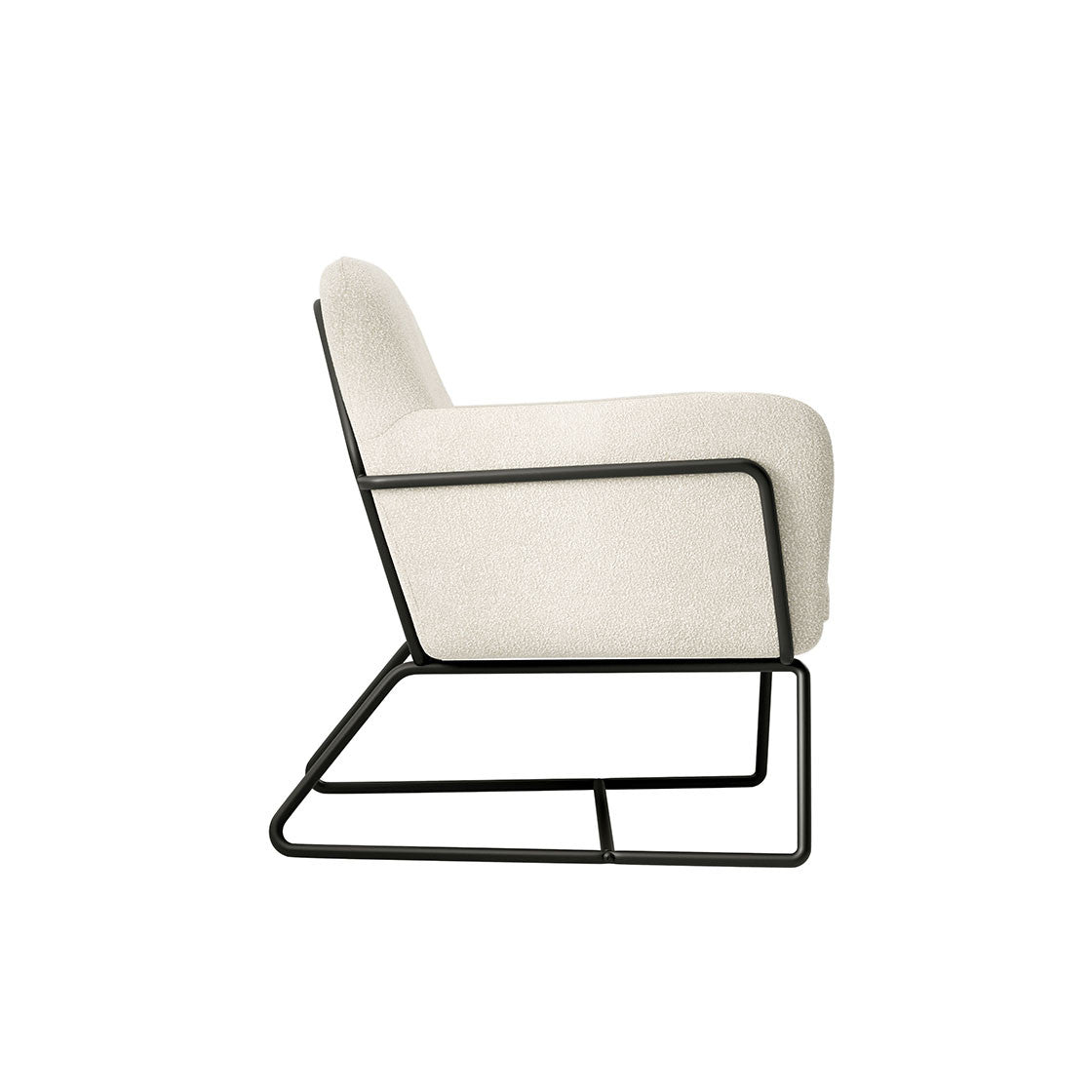 Charles Armchair Ivory Boucle