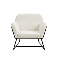 Charles Armchair Ivory Boucle