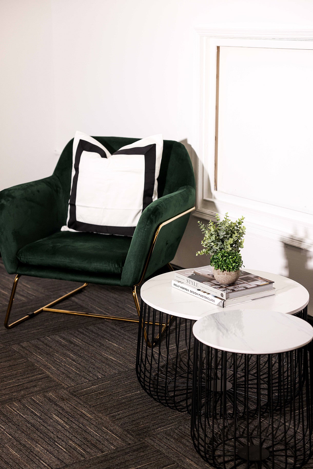 Charles Armchair Racing Green