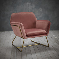 Charles Armchair Vintage Pink