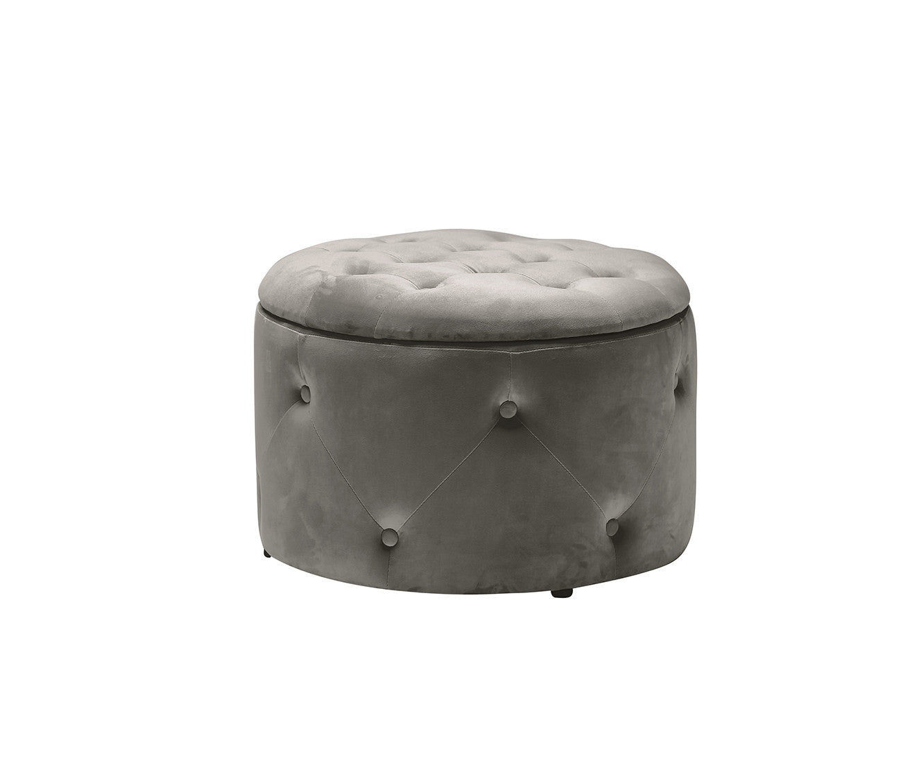 Cleo Storage Pouffe Charcoal