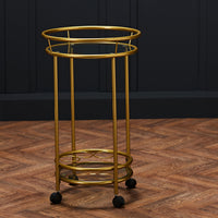 Collins Drinks Trolley Gold