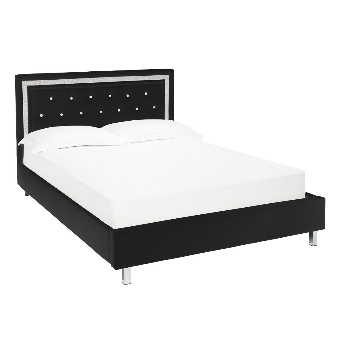 Crystalle Kingsize Bed Black