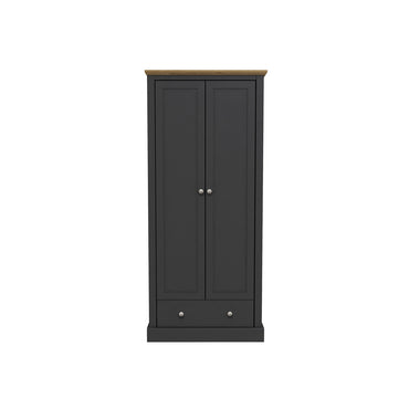 Devon 2 Door Wardrobe Charcoal