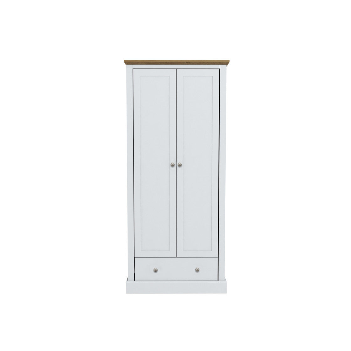 Devon 2 Door Wardrobe White