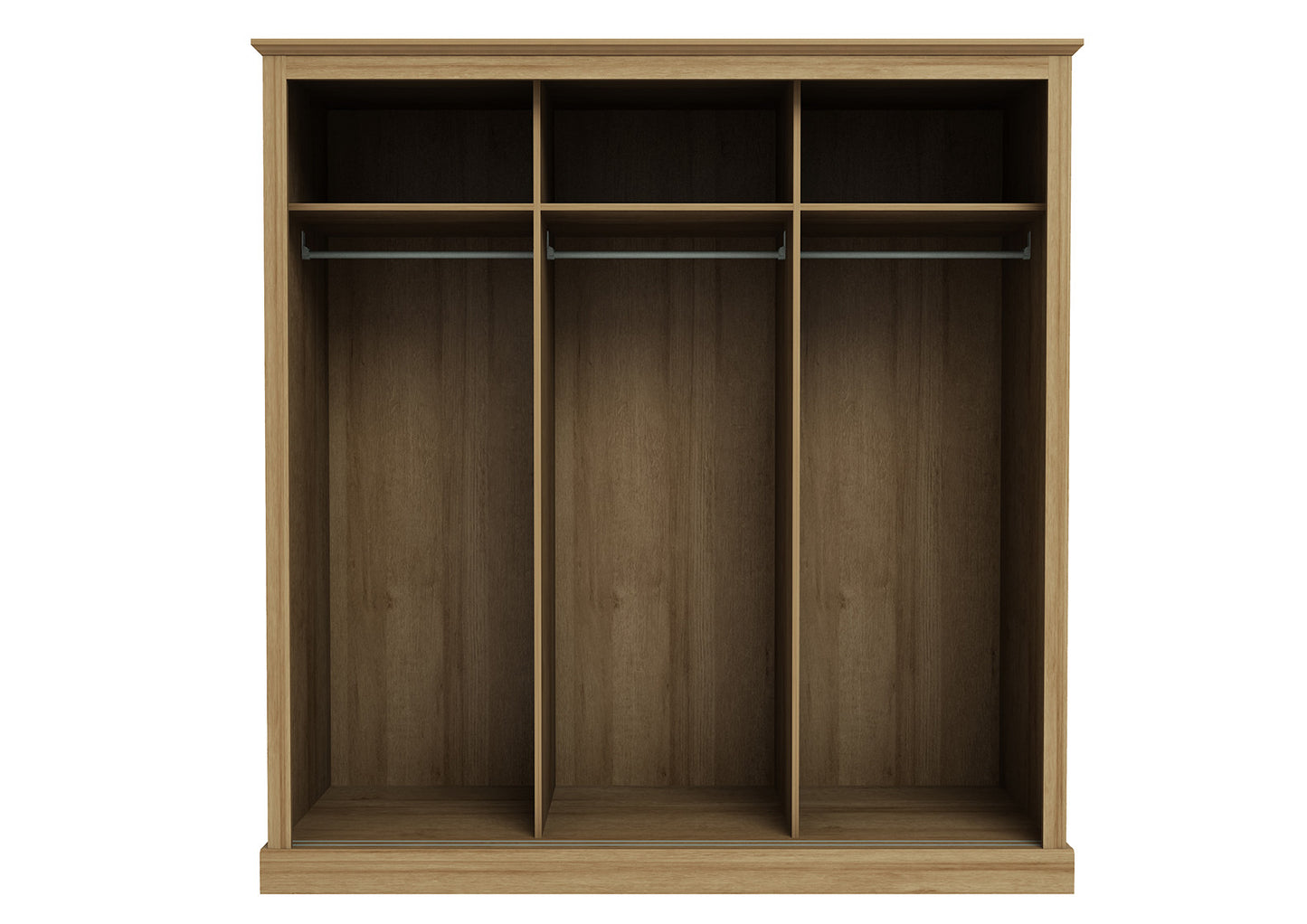 Devon 3 Door Sliding Wardrobe Oak