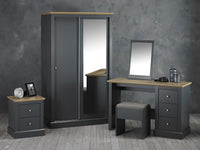 Devon Dressing Table Set Charcoal