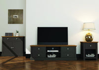 Devon TV Unit Charcoal