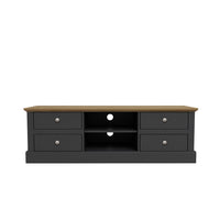 Devon TV Unit Charcoal