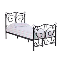 Florence Single Bed Black